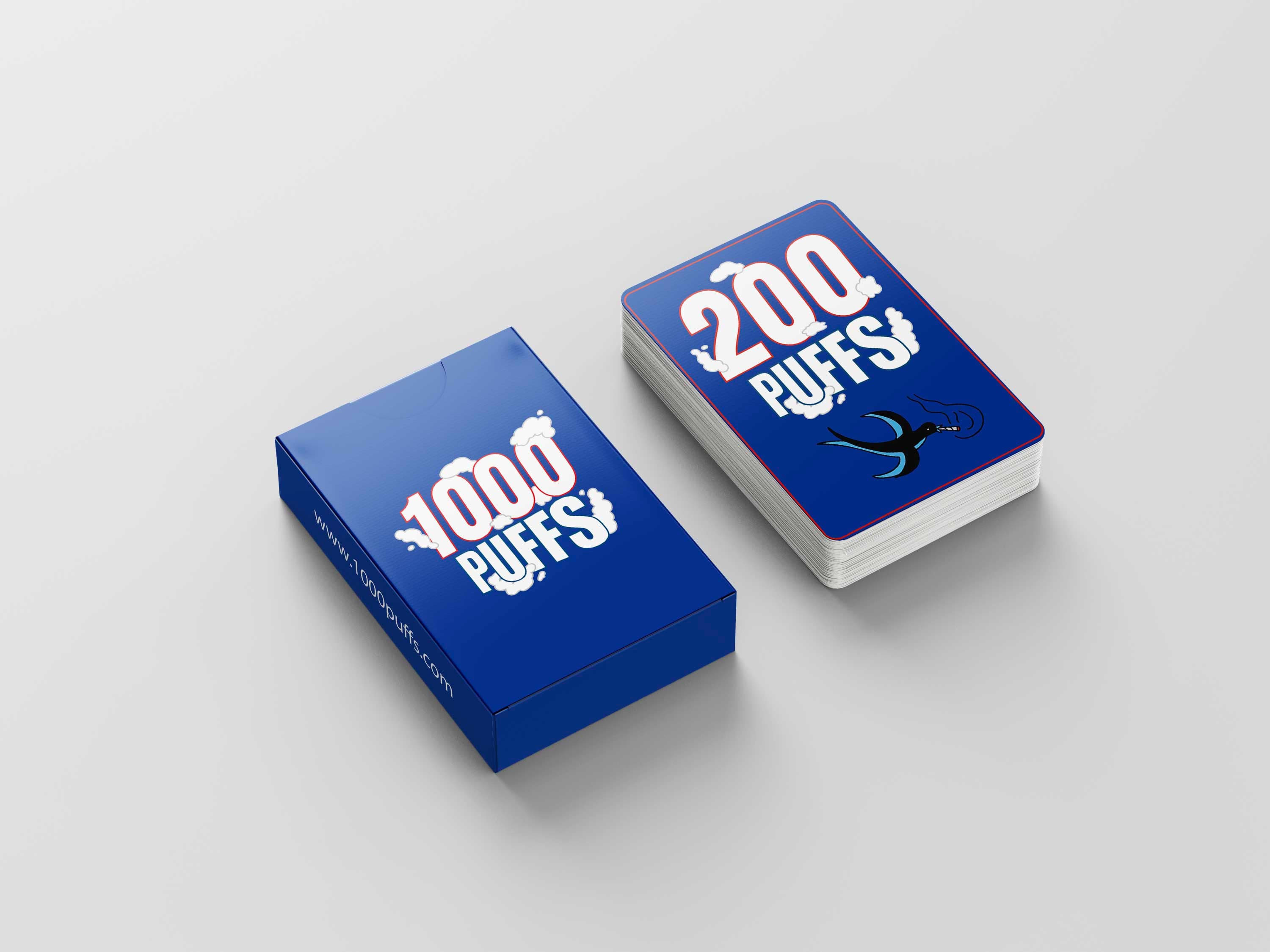 Jeu de cartes 1000 Puffs
